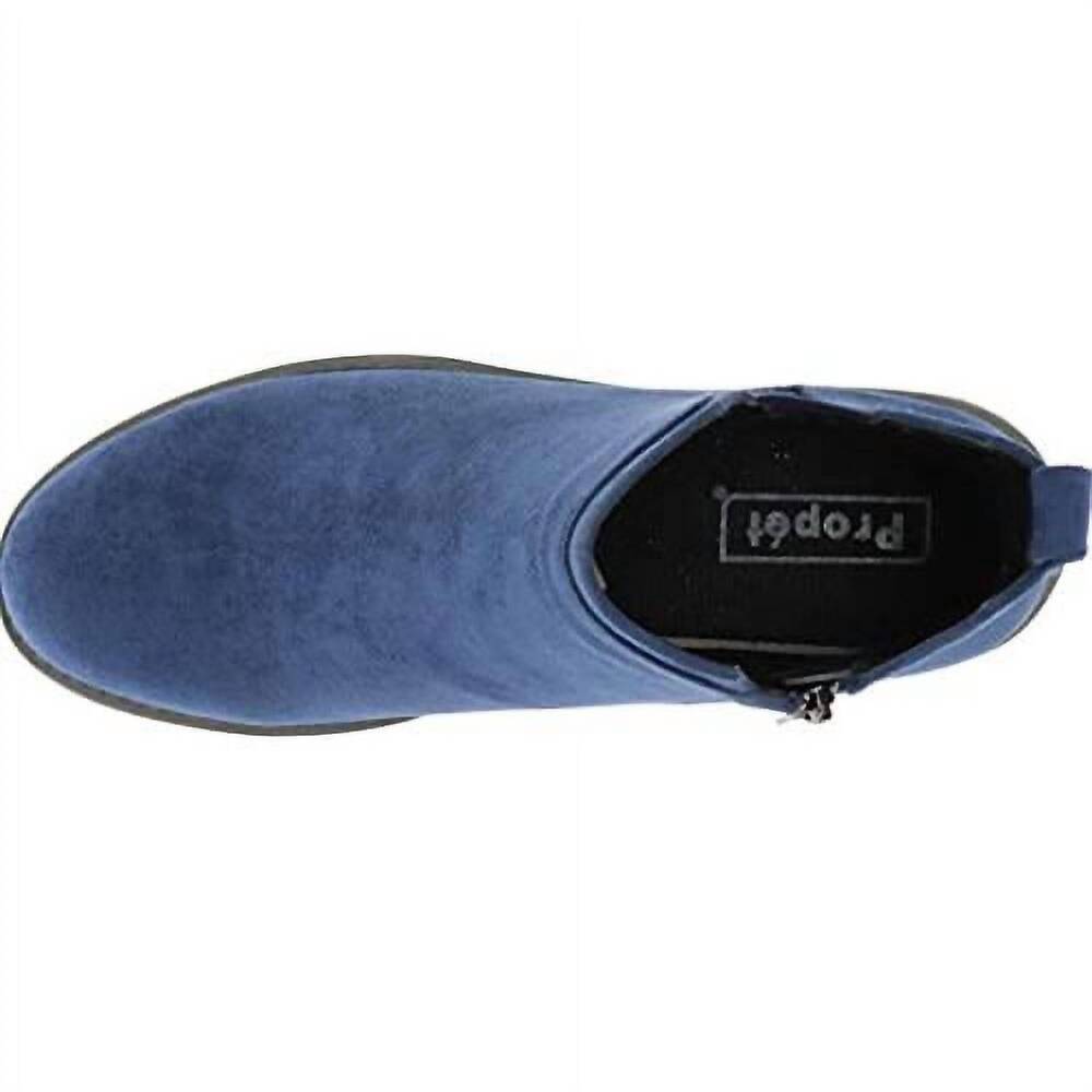 NEW PROPET women's tandy side-zip ankle boot in indigo - Picture 2 of 3